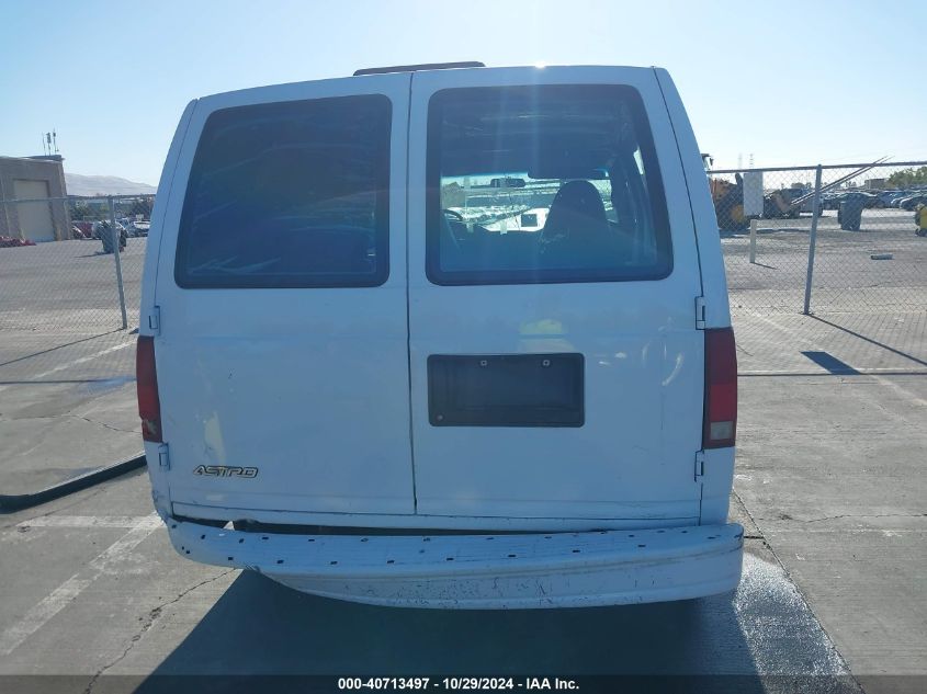 1999 Chevrolet Astro VIN: 1GCDM19W8XB186291 Lot: 40713497