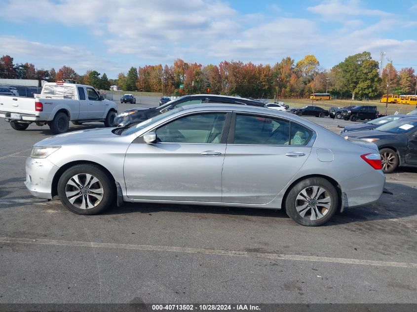 2013 Honda Accord Lx VIN: 1HGCR2F38DA142632 Lot: 40713502