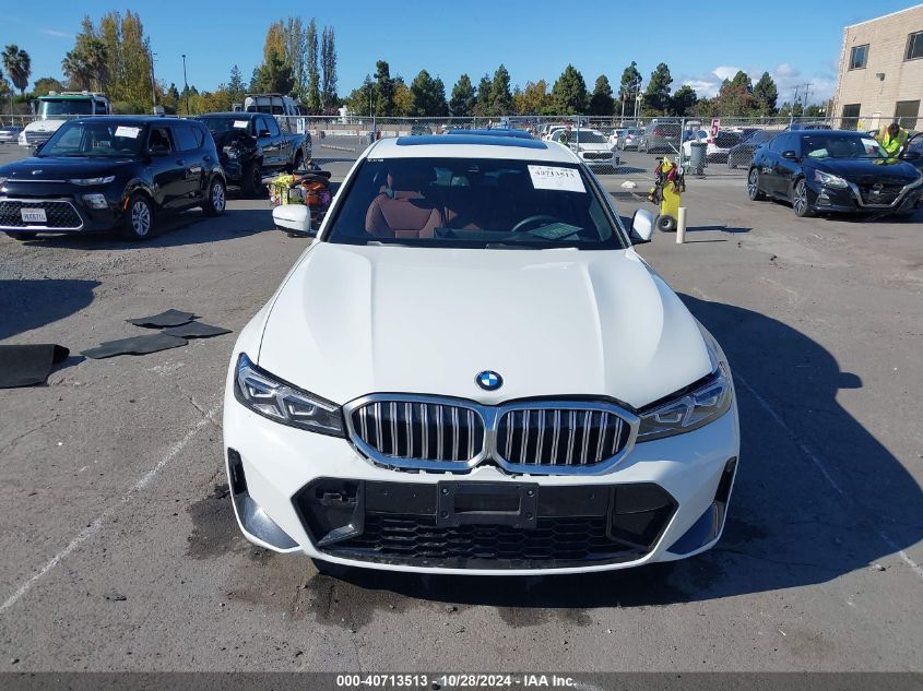 2023 BMW 330I VIN: 3MW69FF06P8C80417 Lot: 40713513