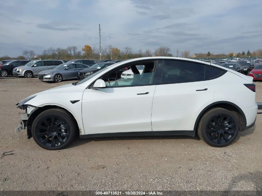 2022 TESLA MODEL Y LONG RANGE DUAL MOTOR ALL-WHEEL DRIVE - 7SAYGDEE5NF488495