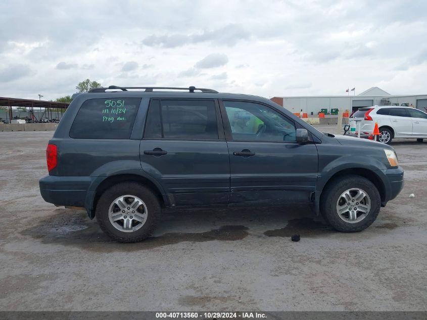 2003 Honda Pilot Ex VIN: 2HKYF18463H567450 Lot: 40713560