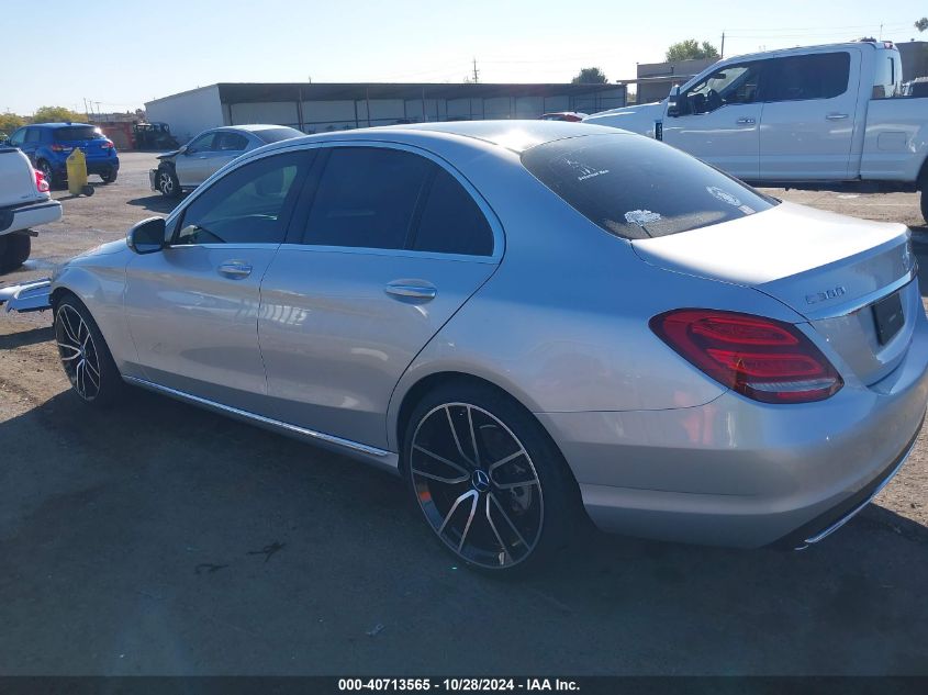 2015 Mercedes-Benz C 300 4Matic/Luxury 4Matic/Sport 4Matic VIN: 55SWF4KB3FU020895 Lot: 40713565