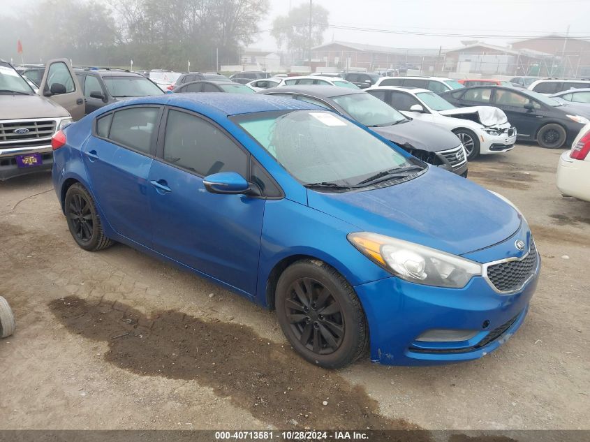 VIN KNAFX4A69F5255805 2015 KIA FORTE no.1