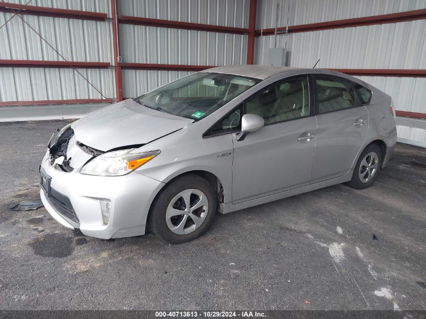 2014 Toyota Prius Two VIN: JTDKN3DU5E0361465 Lot: 40713613