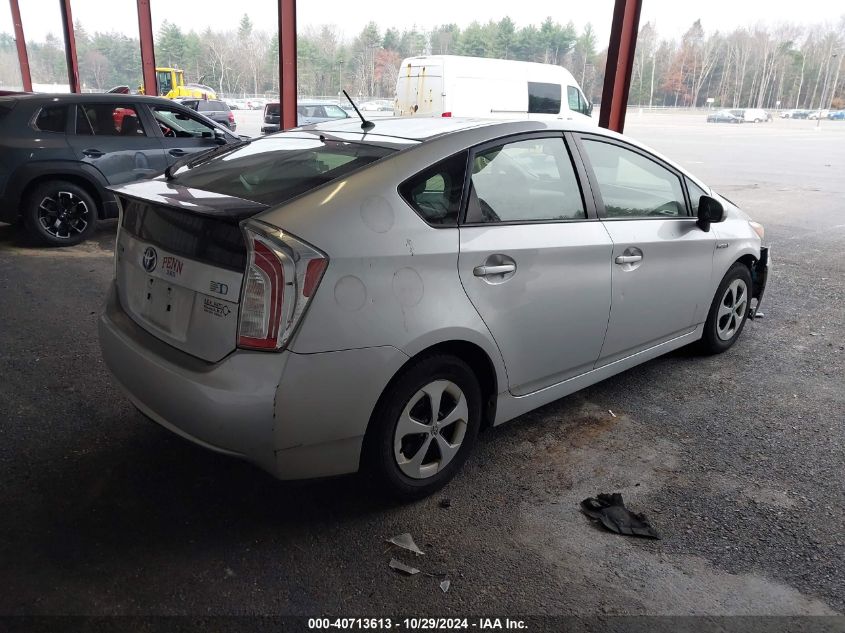 2014 Toyota Prius Two VIN: JTDKN3DU5E0361465 Lot: 40713613