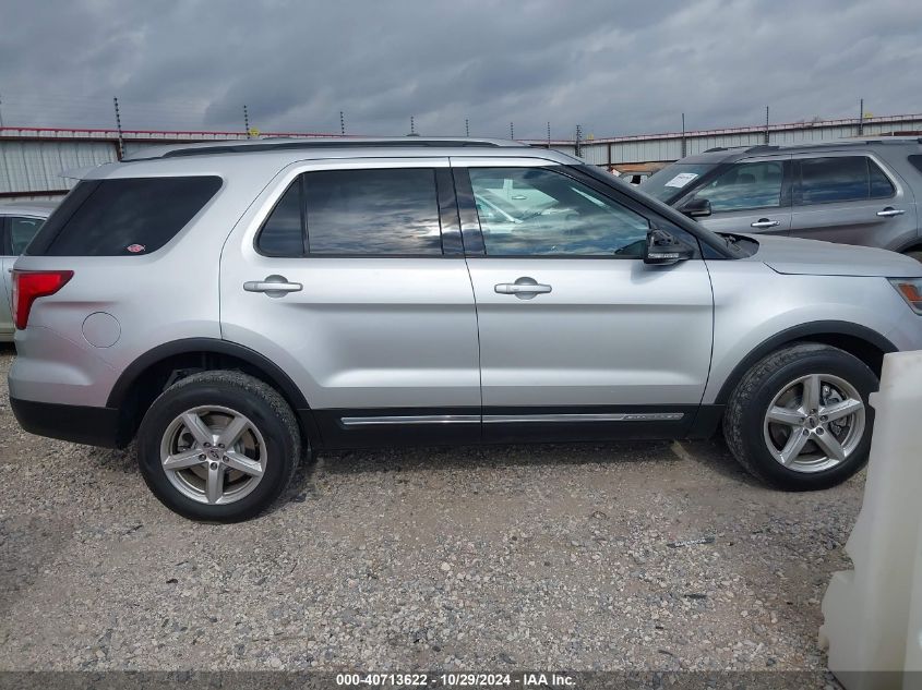 2017 Ford Explorer Xlt VIN: 1FM5K8D81HGA69325 Lot: 40713622