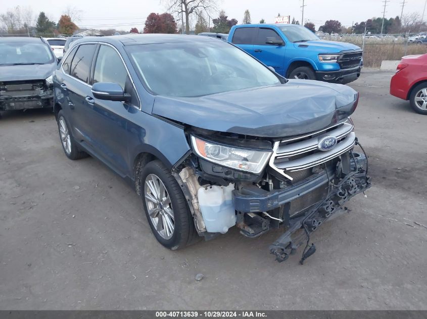 VIN 2FMPK4K84JBC26122 2018 FORD EDGE no.1