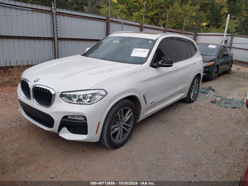 VIN 5UXTR9C56JLC83844 2018 BMW X3, Xdrive30I no.2