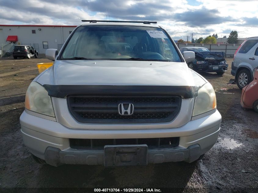 2005 Honda Pilot Ex-L VIN: 2HKYF18655H524626 Lot: 40713704