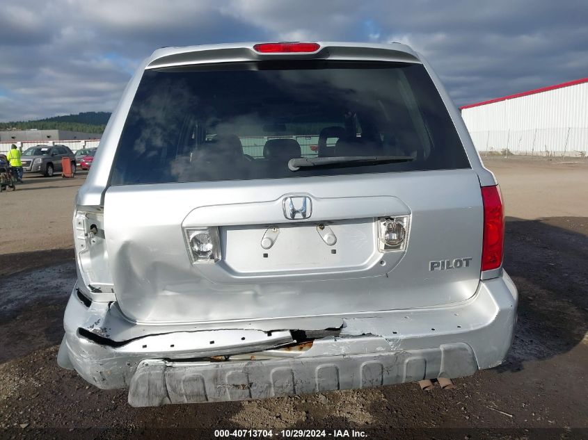 2005 Honda Pilot Ex-L VIN: 2HKYF18655H524626 Lot: 40713704