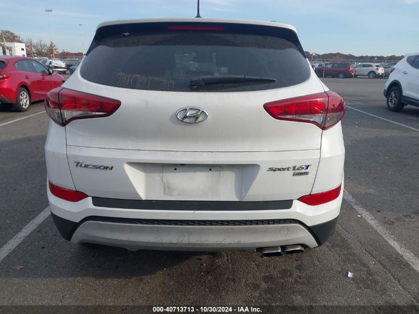 2017 Hyundai Tucson Sport VIN: KM8J3CA23HU276914 Lot: 40713713