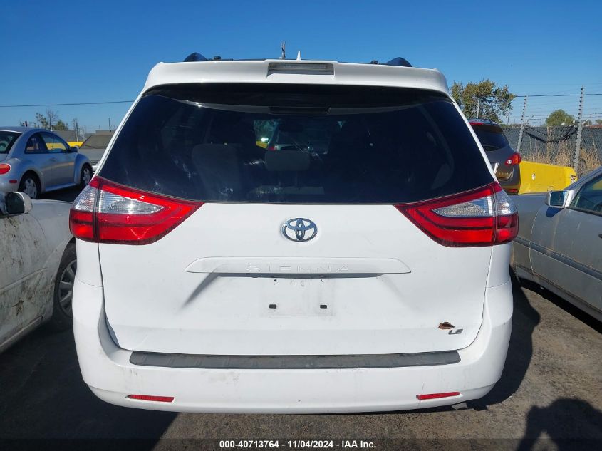 2018 Toyota Sienna Le 8 Passenger VIN: 5TDKZ3DC6JS943786 Lot: 40713764