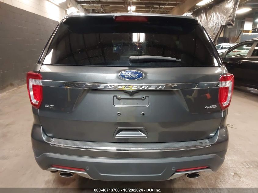 2018 Ford Explorer Xlt VIN: 1FM5K8D86JGB14328 Lot: 40713768