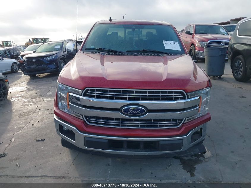 2019 Ford F-150 Lariat VIN: 1FTEW1C41KKE59909 Lot: 40713775