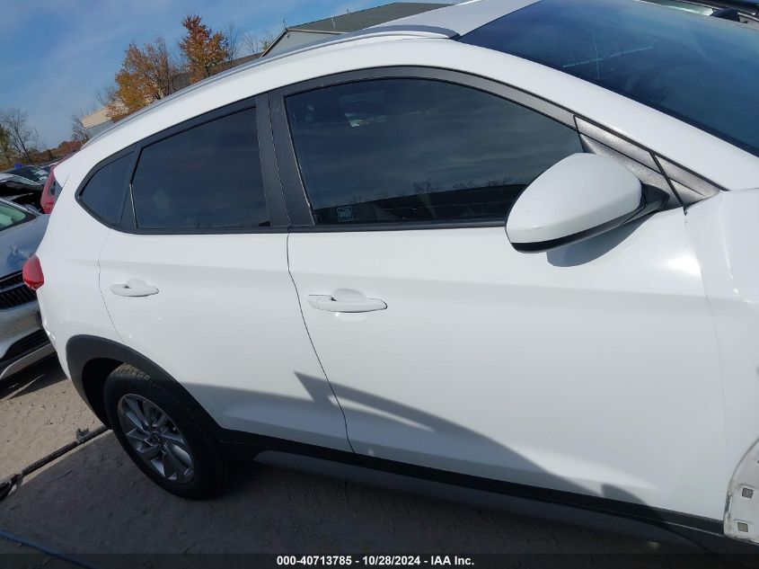 2018 Hyundai Tucson Sel VIN: KM8J3CA42JU608042 Lot: 40713785