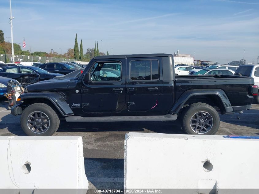 2020 Jeep Gladiator Overland 4X4 VIN: 1C6HJTFG7LL139980 Lot: 40713794