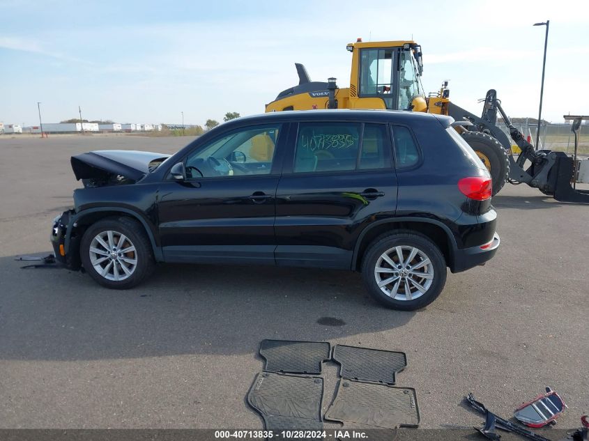 2014 Volkswagen Tiguan Se VIN: WVGBV3AX9EW613239 Lot: 40713835