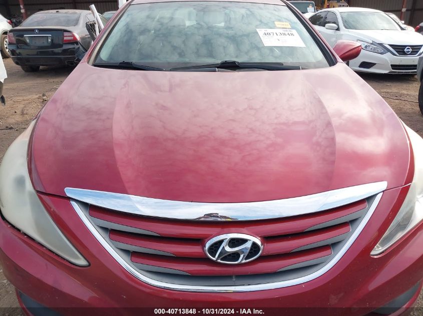 2014 Hyundai Sonata Gls VIN: 5NPEB4AC6EH877537 Lot: 40713848