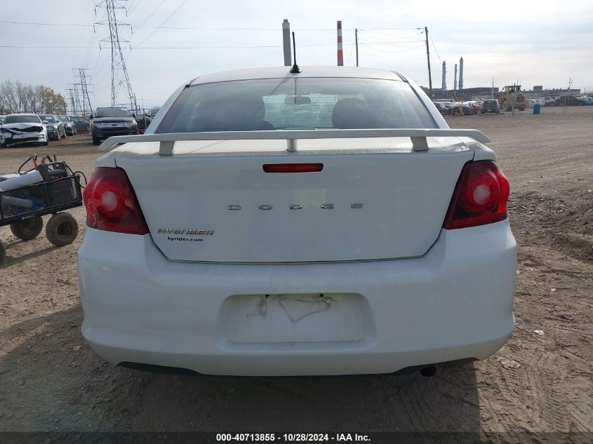 2013 Dodge Avenger Se VIN: 1C3CDZAB1DN534563 Lot: 40713855