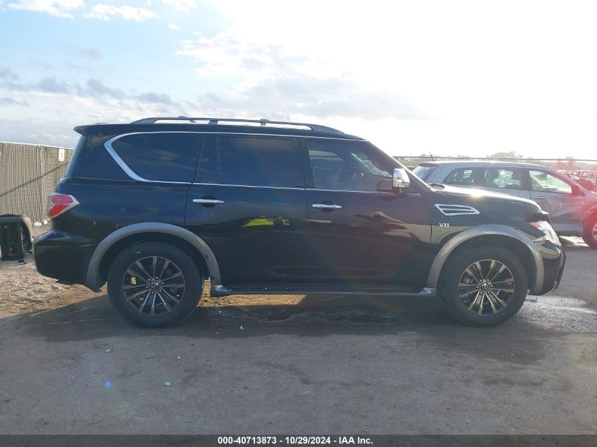 2017 Nissan Armada Platinum VIN: JN8AY2NF6H9303060 Lot: 40713873