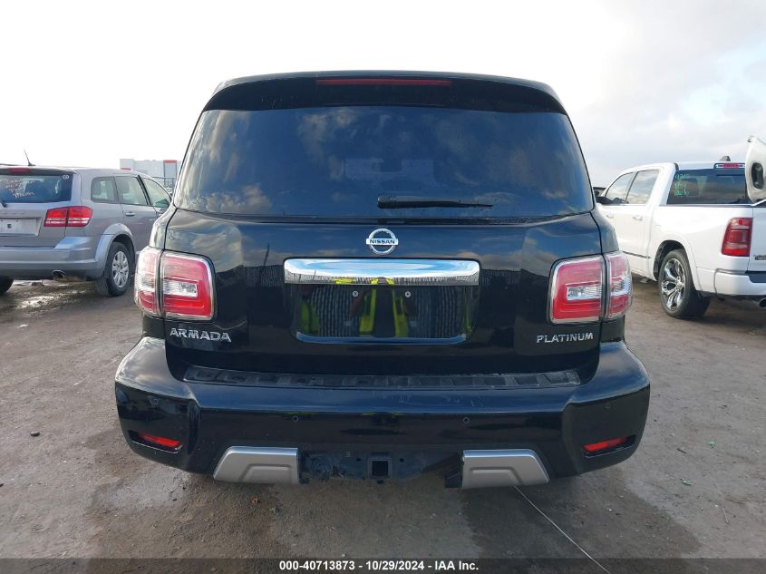 2017 Nissan Armada Platinum VIN: JN8AY2NF6H9303060 Lot: 40713873