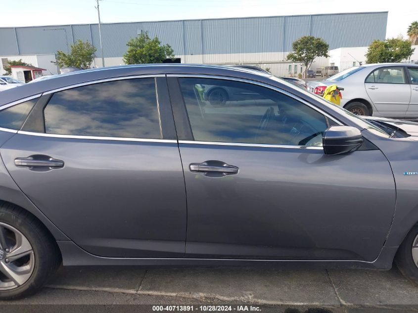 2019 Honda Insight Lx VIN: 19XZE4F12KE007414 Lot: 40713891