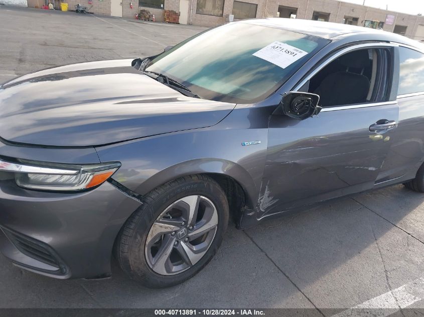 2019 Honda Insight Lx VIN: 19XZE4F12KE007414 Lot: 40713891