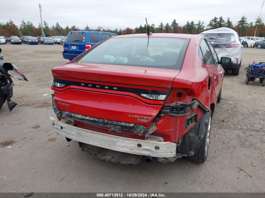 2013 Dodge Dart Limited VIN: 1C3CDFCH0DD317074 Lot: 40713912