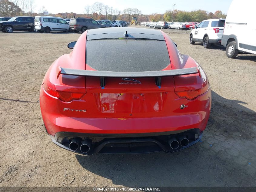 2017 Jaguar F-Type Svr VIN: SAJWJ6J83HMK40518 Lot: 40713913