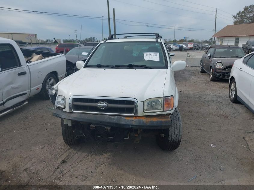 2001 Nissan Pathfinder Le VIN: JN8DR07X31W512123 Lot: 40713931