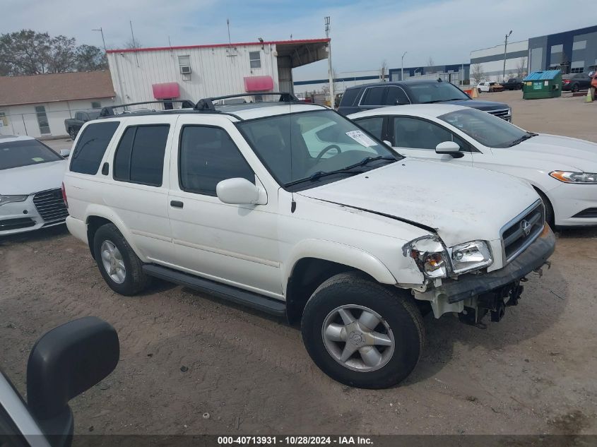 2001 Nissan Pathfinder Le VIN: JN8DR07X31W512123 Lot: 40713931