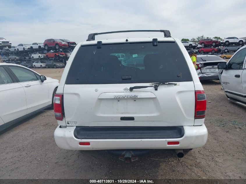 2001 Nissan Pathfinder Le VIN: JN8DR07X31W512123 Lot: 40713931