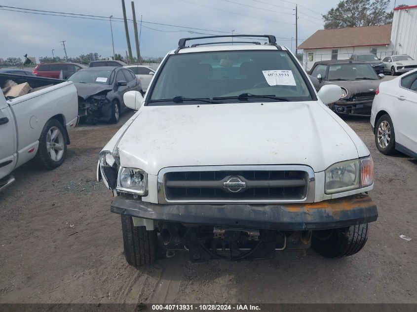 2001 Nissan Pathfinder Le VIN: JN8DR07X31W512123 Lot: 40713931