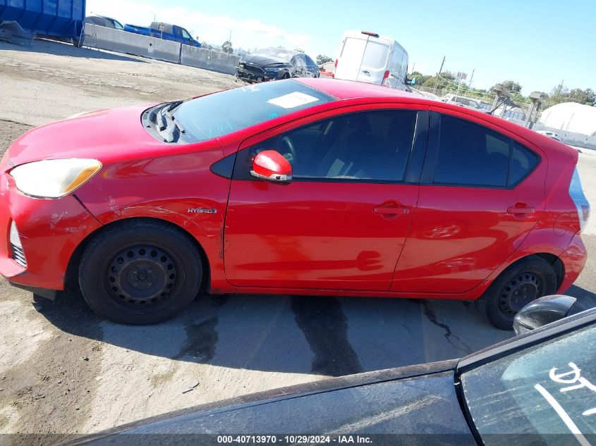 2013 Toyota Prius C Two VIN: JTDKDTB30D1535853 Lot: 40713970