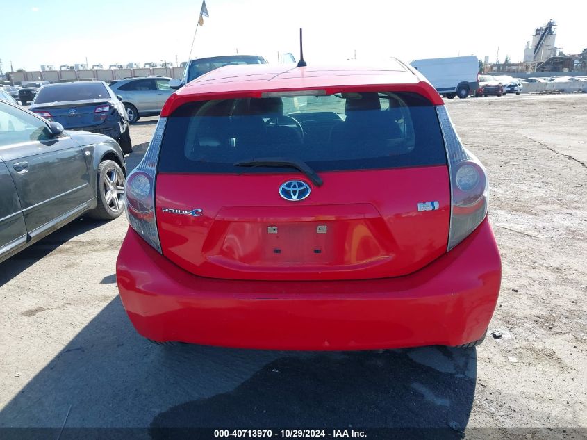 2013 Toyota Prius C Two VIN: JTDKDTB30D1535853 Lot: 40713970