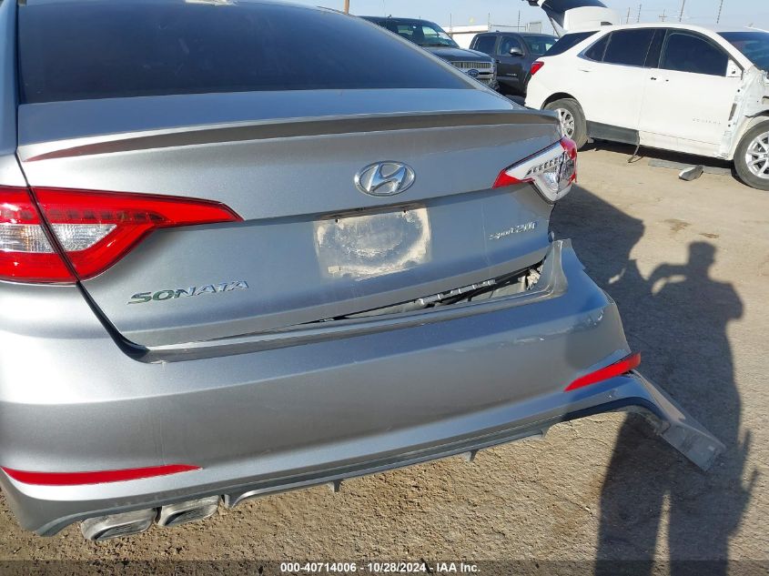 2015 Hyundai Sonata Sport 2.0T VIN: 5NPE34AB5FH079651 Lot: 40714006