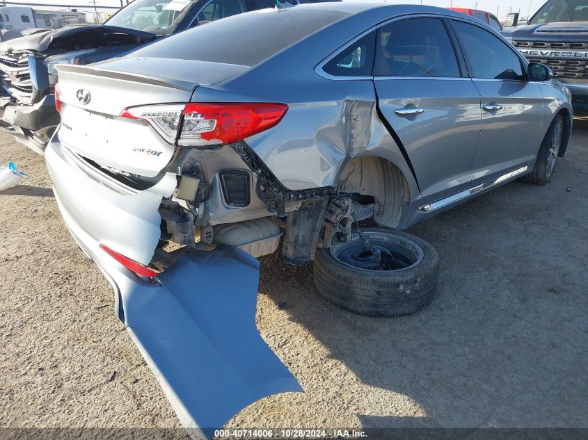 2015 Hyundai Sonata Sport 2.0T VIN: 5NPE34AB5FH079651 Lot: 40714006