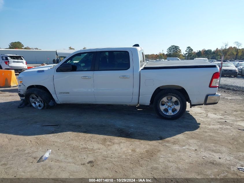 2019 Ram 1500 Big Horn/Lone Star 4X4 5'7 Box VIN: 1C6SRFFT5KN804455 Lot: 40714010