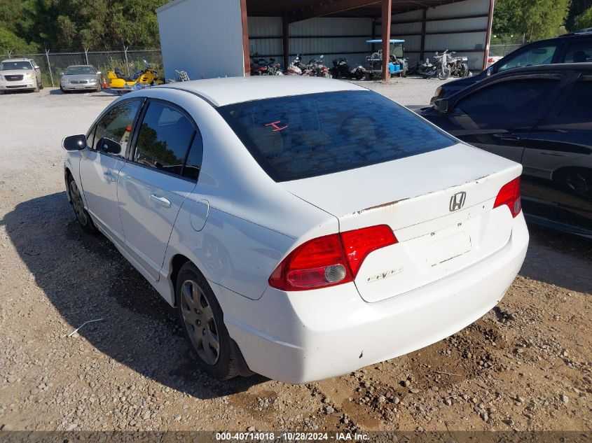 2008 Honda Civic Lx VIN: 2HGFA16558H341175 Lot: 40714018