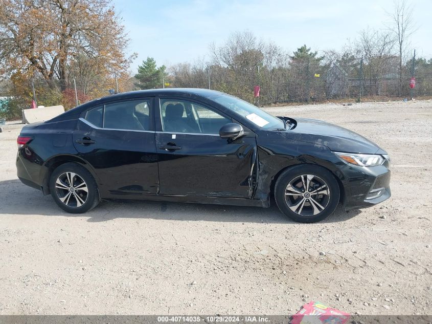 2020 Nissan Sentra Sv Xtronic Cvt VIN: 3N1AB8CV9LY242142 Lot: 40714035