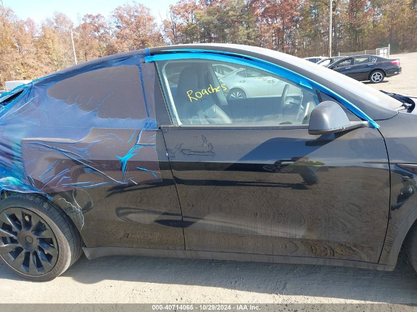 2021 Tesla Model Y Long Range Dual Motor All-Wheel Drive VIN: 5YJYGDEE2MF214490 Lot: 40714065