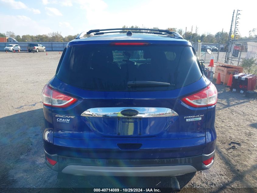 2014 Ford Escape Titanium VIN: 1FMCU0J90EUA27287 Lot: 40714089