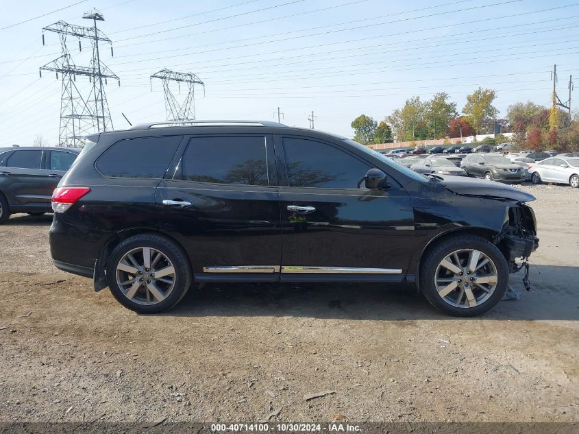 2014 Nissan Pathfinder Platinum VIN: 5N1AR2MM5EC735772 Lot: 40714100