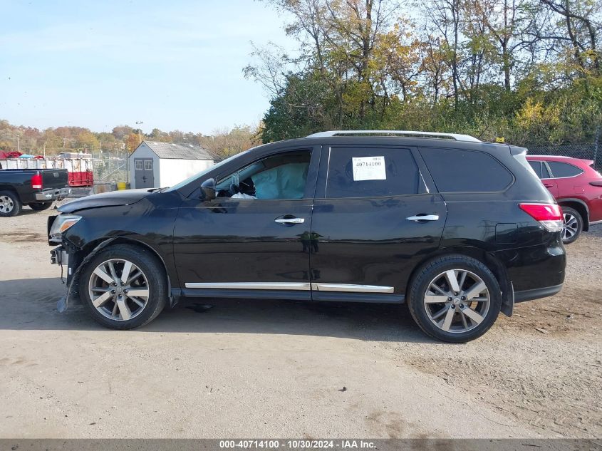 2014 Nissan Pathfinder Platinum VIN: 5N1AR2MM5EC735772 Lot: 40714100