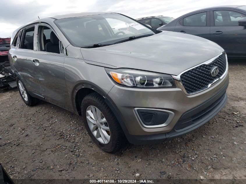 2017 KIA SORENTO 2.4L L - 5XYPG4A38HG326449