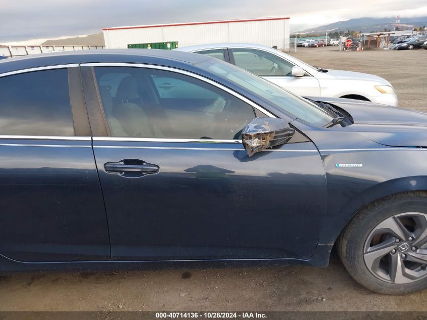 2019 Honda Insight Ex VIN: 19XZE4F50KE033996 Lot: 40714136