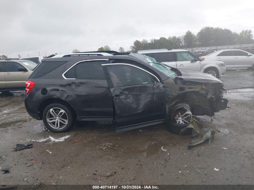 2016 Chevrolet Equinox Ltz VIN: 2GNALDEK1G6262678 Lot: 40714197