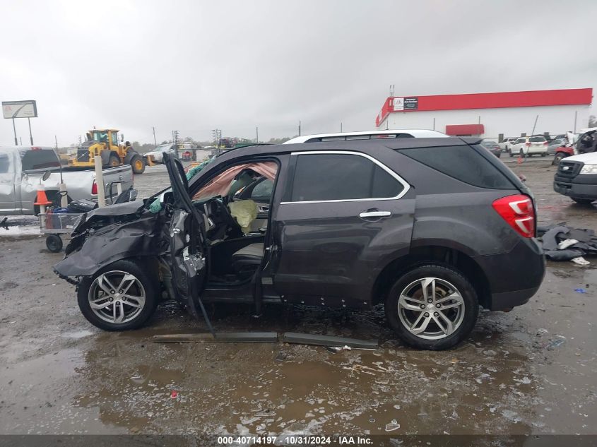 2016 Chevrolet Equinox Ltz VIN: 2GNALDEK1G6262678 Lot: 40714197