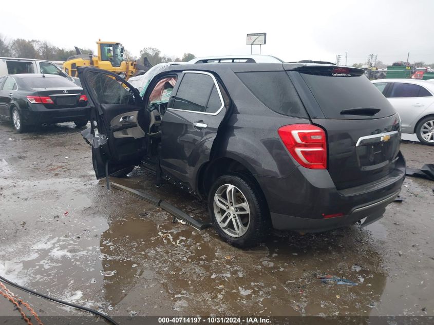 2016 Chevrolet Equinox Ltz VIN: 2GNALDEK1G6262678 Lot: 40714197