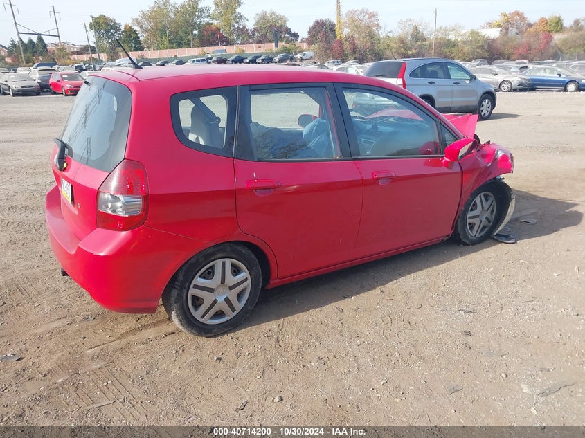 2007 HONDA FIT VIN: JHMGD38417S002445